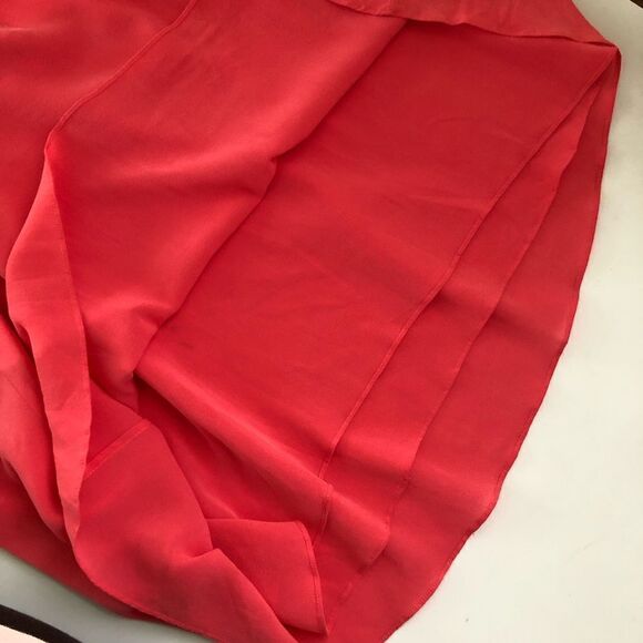 Alice + Olivia Women's Top Spaghetti Strap Fully Lined Coral Size Medium - Picture 8 of 10